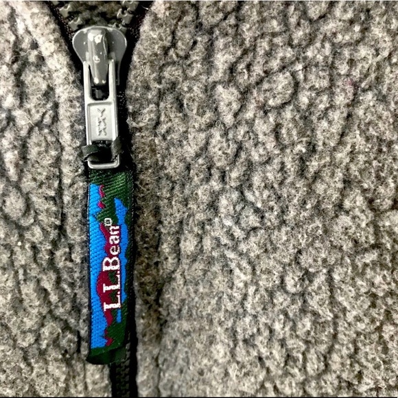 Vintage LL Bean Pile Fleece Pullover Sweater - Picture 4 of 7